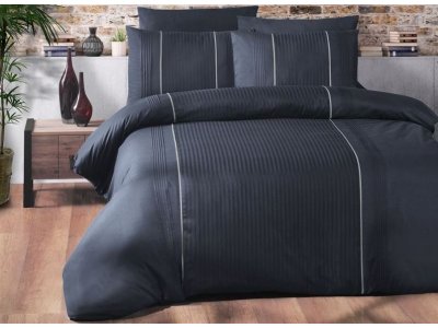 Постельное белье First Choice - Dark Elegant Denim (Турция), евро комплект